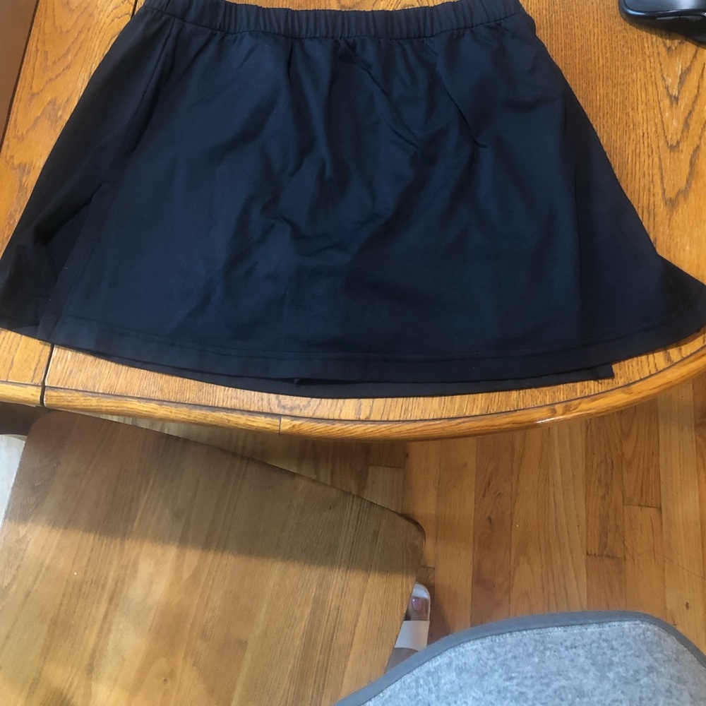Black Tennis Skirt